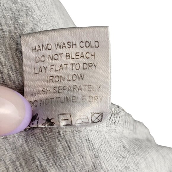 Superdown Annora Knot Top Heather Grey Sz M - Picture 9 of 9